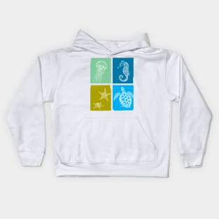 Sea life print Kids Hoodie